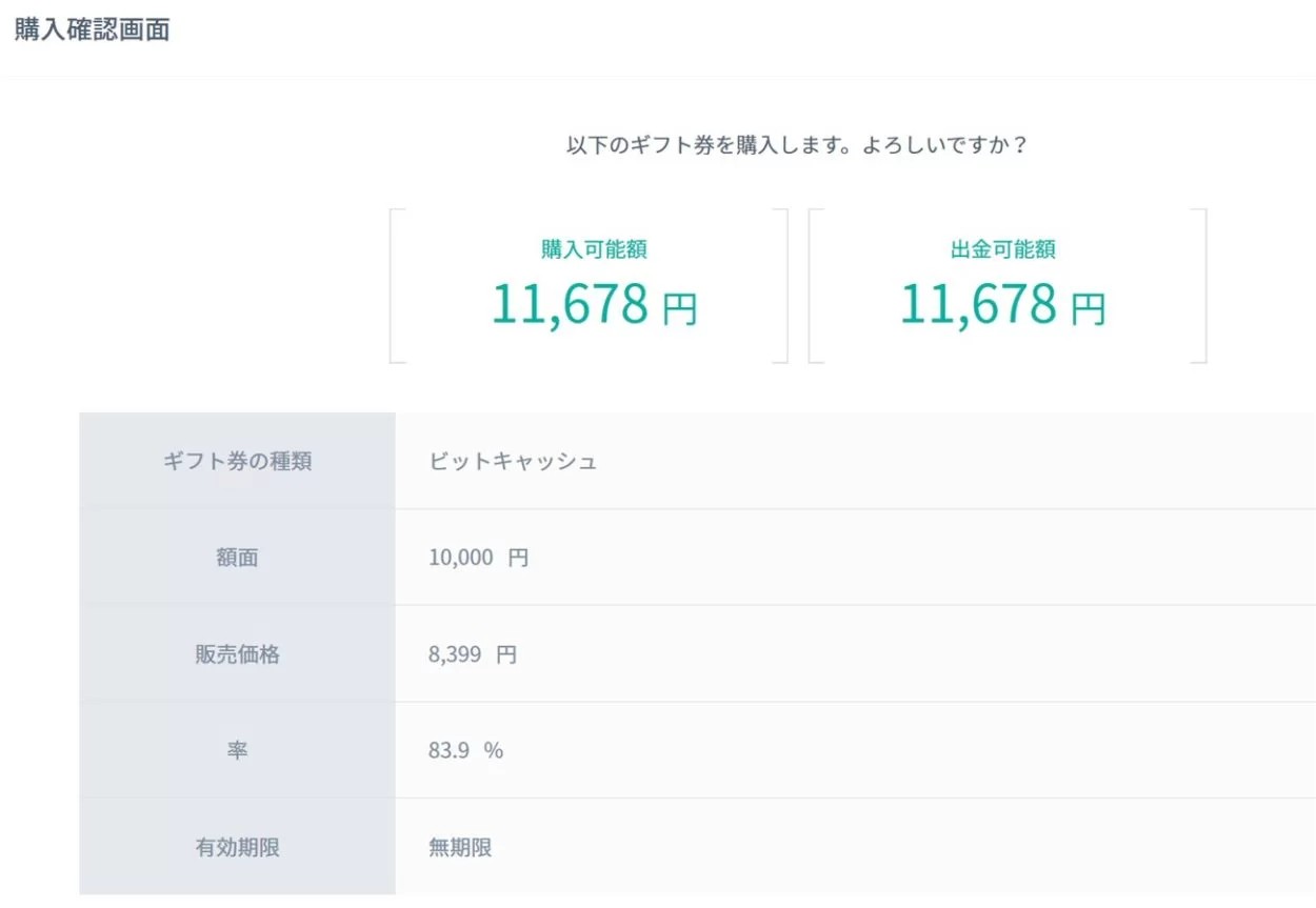 BitCash(ビットキャッシュ)を２０%安く買う方法
