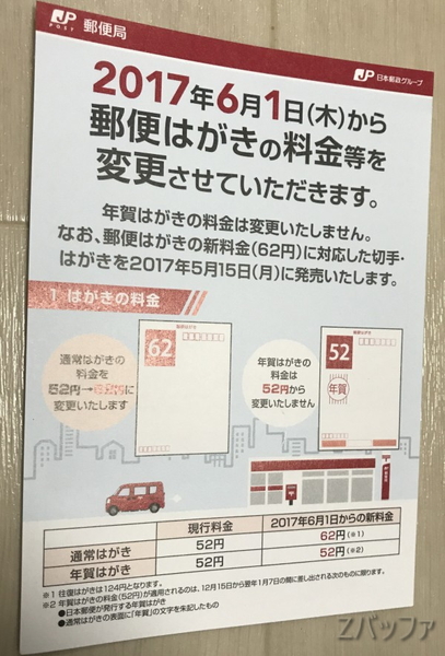 ６月からはがき代は６２円にゆうメールや定形外郵便は最大１５０円値上げ
