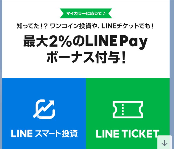 2%還元のLINEスマート投資