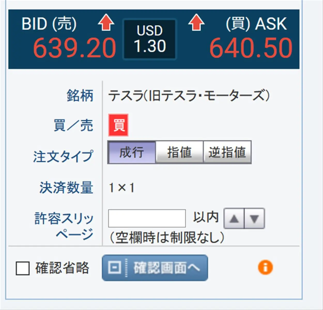 空売りした銘柄の決済をするため買い戻しの注文を出す