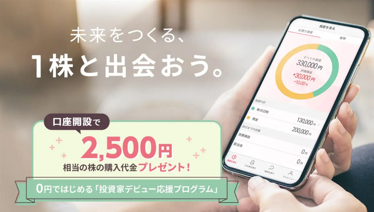 CONNECTの口座開設で２５００円プレゼント