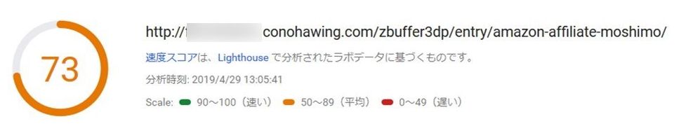 ConoHa WINGサーバの測定結果