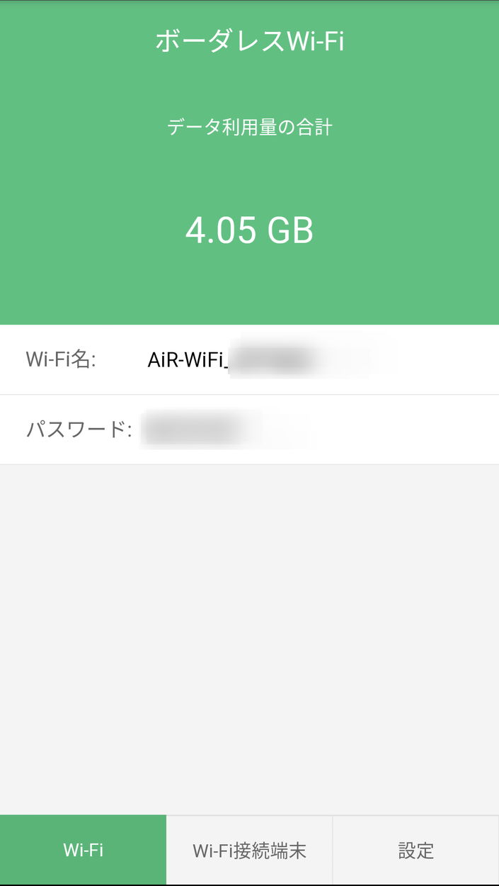管理画面ログイン後の初期画面