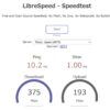 LibreSpeedでおてがる光の回線速度を測定