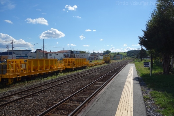美瑛駅のホーム