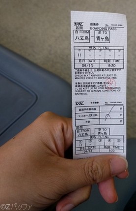 東京愛らんどシャトル搭乗券