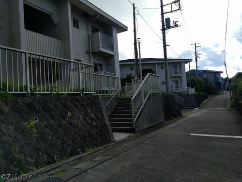 青ヶ島の住宅街