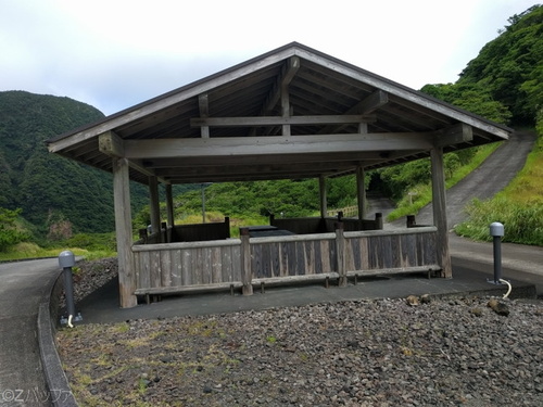 青ヶ島のキャンプ場