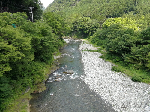 海沢大橋(うなざわおおはし)からの景色