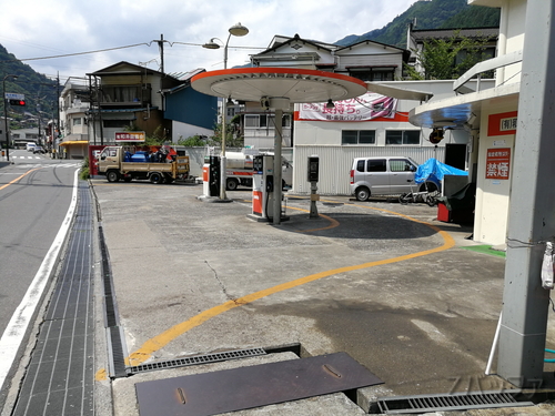 奥多摩駅近辺の最終ガソリンスタンド