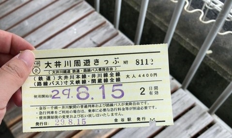 大井川鉄道のフリー乗車券