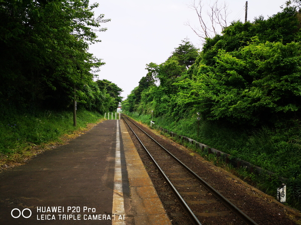 殿山駅から見た景色