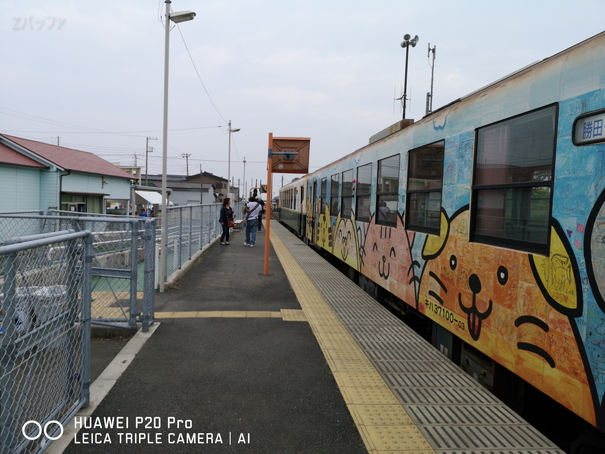 阿字ヶ浦駅のホーム