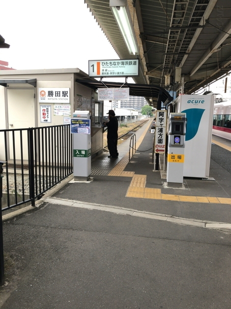 勝田駅のひたちなか海浜鉄道乗り場