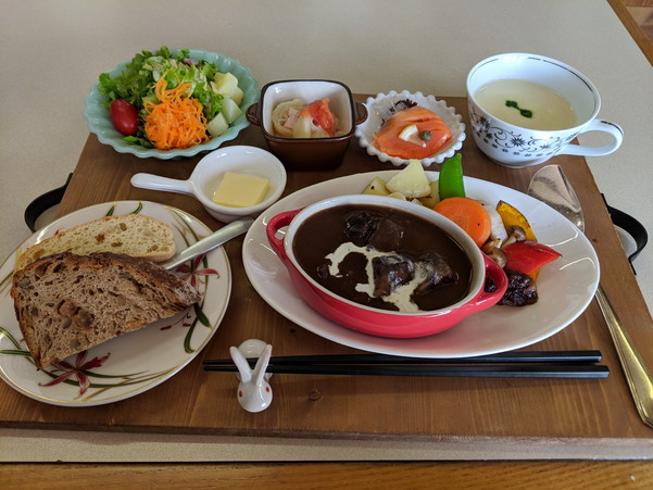 忠海駅前でランチ