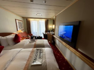 飛鳥ⅡのDバルコニー宿泊体験とEバルコニーとの違い