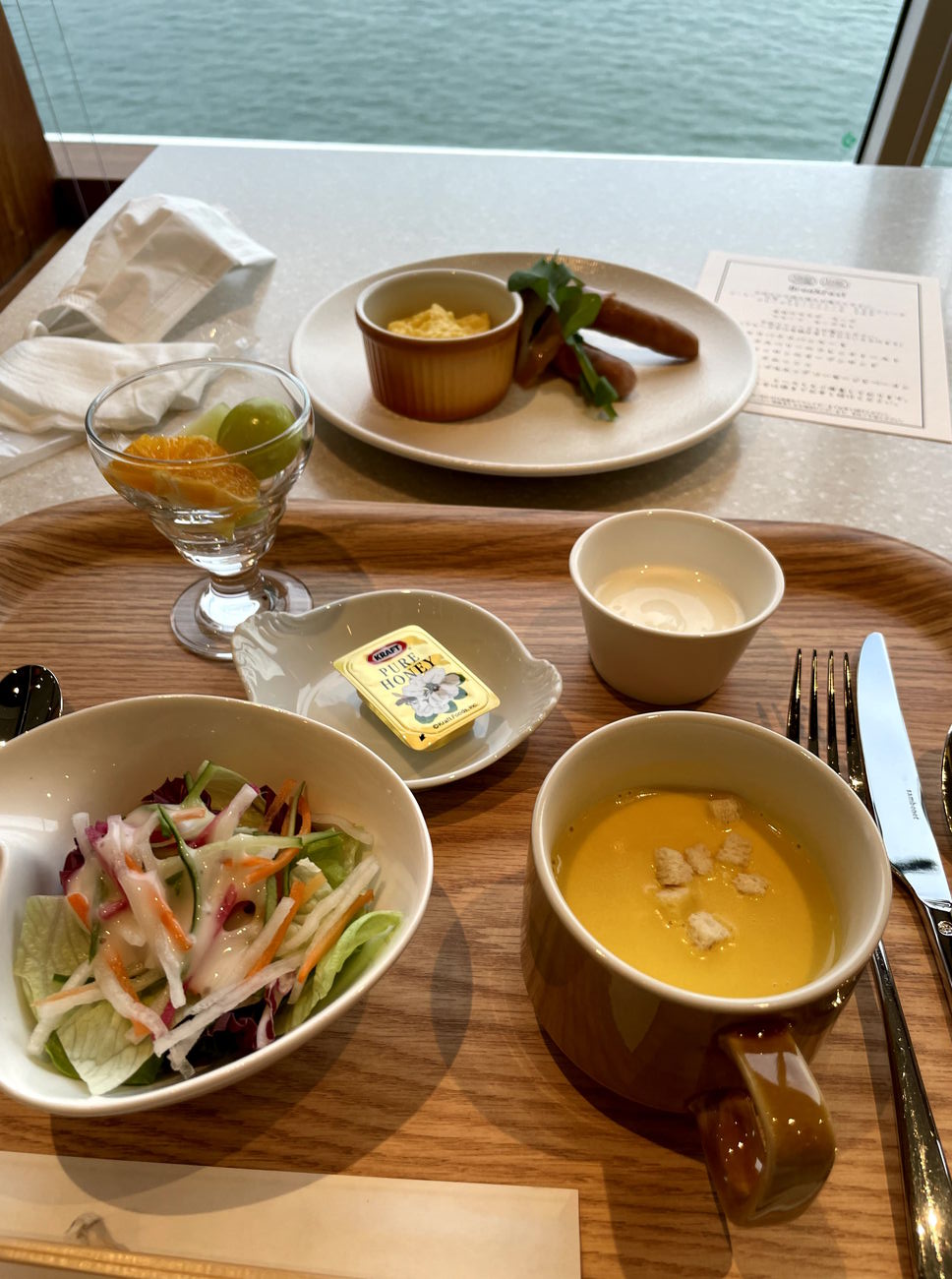 飛鳥Ⅱの朝食(洋食)