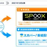 スカパーオンデマンドは終了し、SPOOXと番組配信アプリに