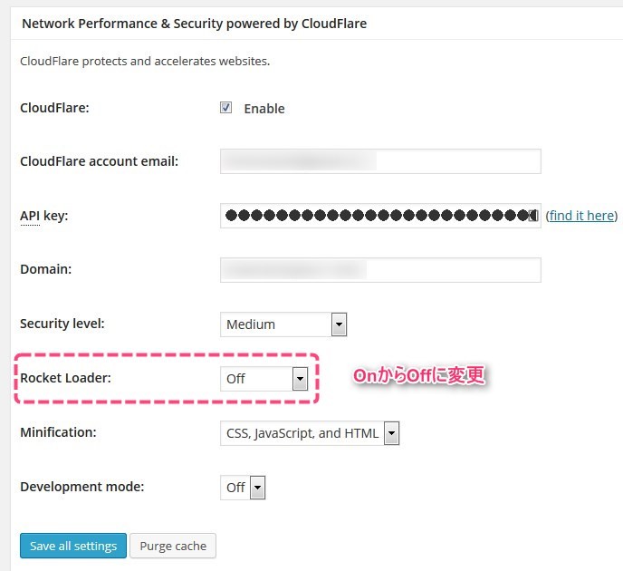 CloudFlareのロケットローダー