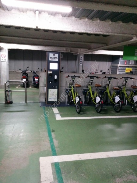 金沢駅 レンタル自転車貸出施設1