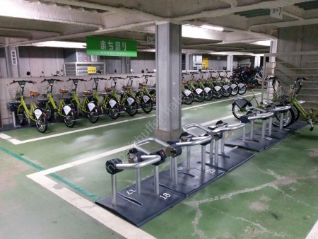 金沢駅 レンタル自転車貸出施設2