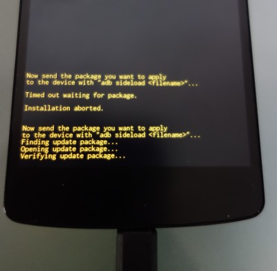 Android6.0手動アップデート