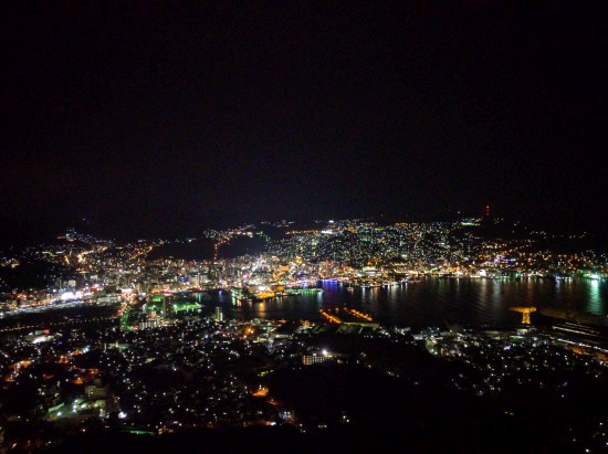 スマホ(Nexus５X)で撮影した長崎の夜景