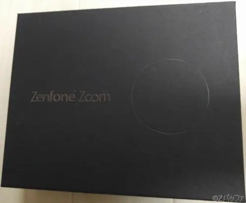Zenfone Zoom化粧箱