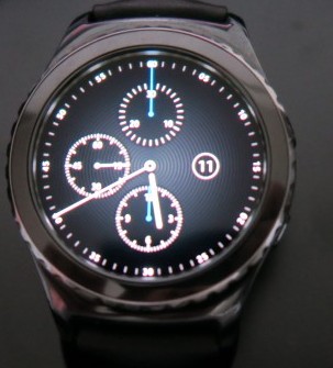 スマートウォッチ Gear S2 Classicのデザインをクロノグラフに変更
