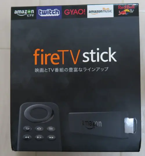 アマゾン Fire TV Stickの箱