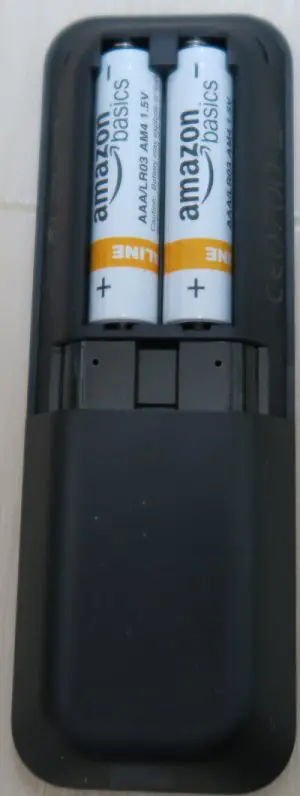 アマゾン Fire TV Stickのリモコンと電池