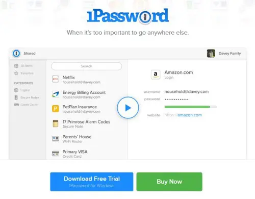 パスワード管理アプリ「1Password」