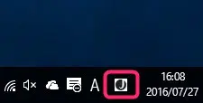 Windows10、Microsoft IMEのアイコン