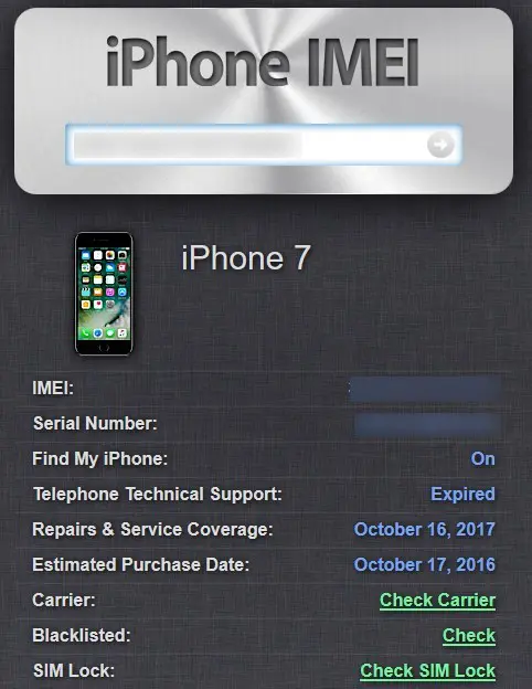 iPhoneのIMEI番号からアクティベーションロックを確認する方法