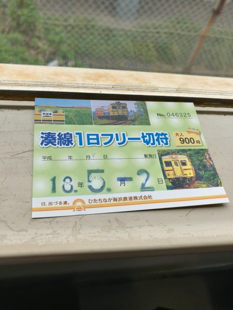 ひたちなか海浜鉄道の１日フリー乗車切符