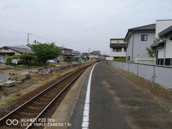 平磯駅の長いホーム