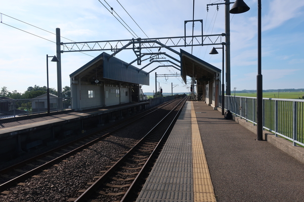くびき駅のホーム